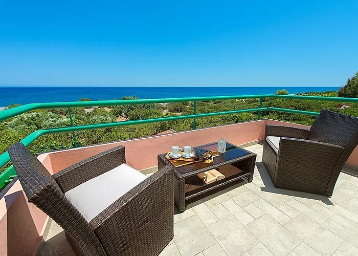 Beachfront Rhodes Seashell بيت للعطل *