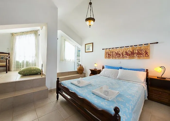 Beachfront Rhodes Seashell 펜션 *